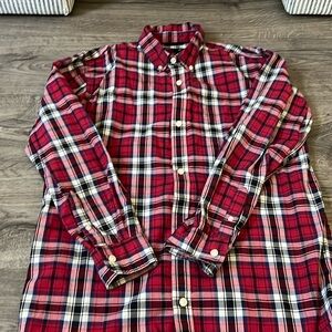 GAP holiday Plaid button down long sleeve shirt - 👔 XXL